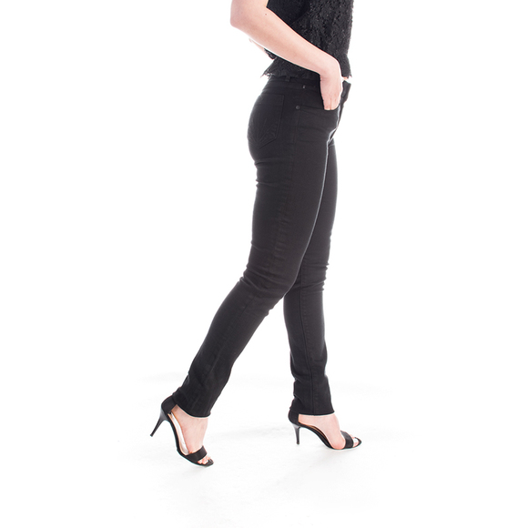 GOLD SIGN MEDIUM RISE SLIM JEANS | WOMENS SIZE 27 - Picture 4 of 5